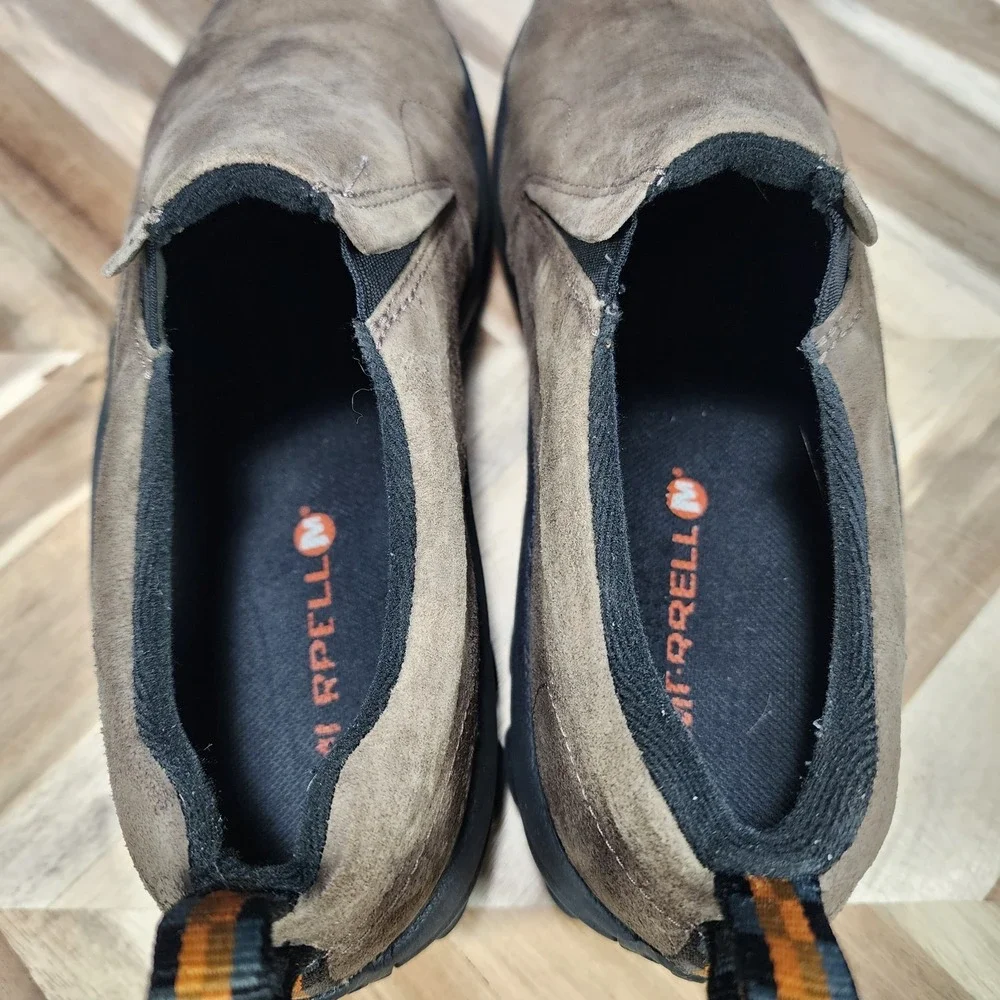 Merrell Jungle Moc Loafers Shoes Gunsmoke Suede Casual Mens Size 10